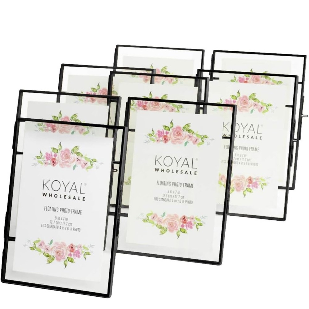 Koyal Wholesale Black Photo Frames Set
